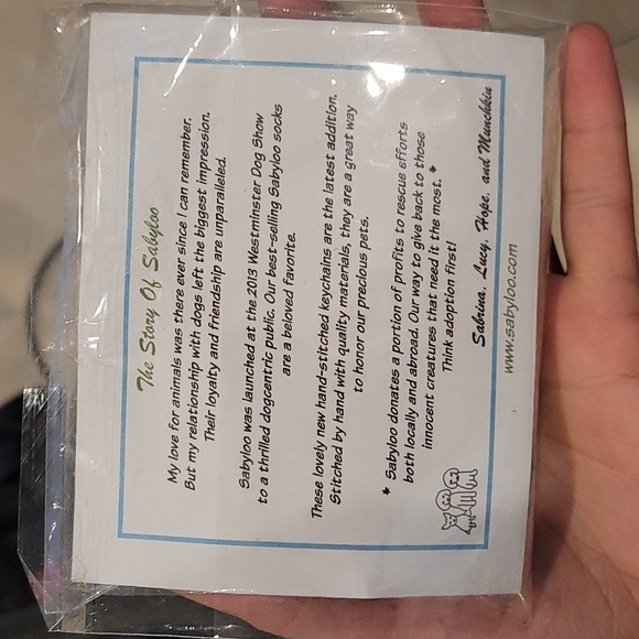 Sabyloo german shepherd genuine leather keychain - Picture 2 of 2